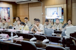 ประชุมตามนโยบายของรัฐบาลและภารกิจสำคัญของกระทรวงมหาดไทย