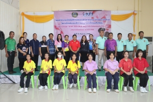 พิธีเปิดโครงการอบรมเชิงปฏิบัติการพัฒนาศักยภาพแกนนำนักเรียน/นักศึกษา ในการป้องกันและเฝ้าระวังปัญหาการตั้งครรภ์ในวัยรุ่น ภายใต้แนวคิด "STOP TEEN MUM" วัยรุ่น วัยใส ไม่ท้องก่อนวัย เทศบาลเมืองยโสธร
